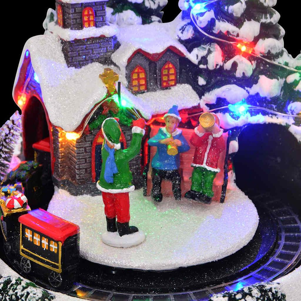 Kerst Tafeldecoratie Multikleur 16 X 16 X 19 Cm Kunststof