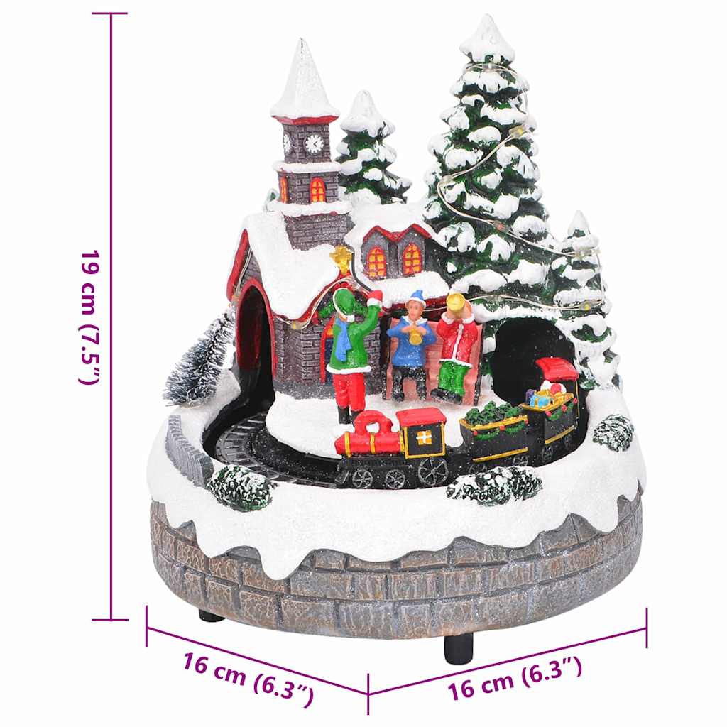 Kerst Tafeldecoratie Multikleur 16 X 16 X 19 Cm Kunststof