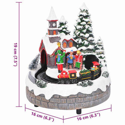 Kerst Tafeldecoratie Multikleur 16 X 16 X 19 Cm Kunststof