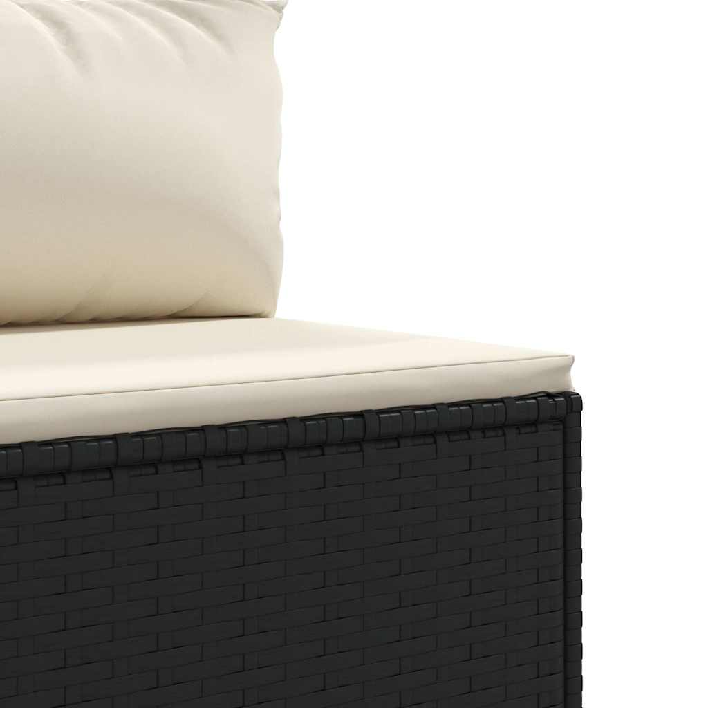 7-Delige Loungeset Met Kussens Poly Rattan