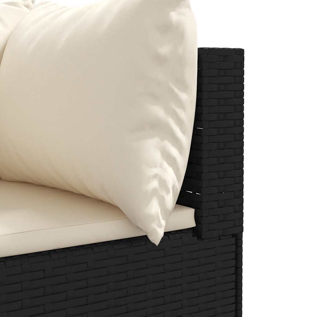 7-Delige Loungeset Met Kussens Poly Rattan