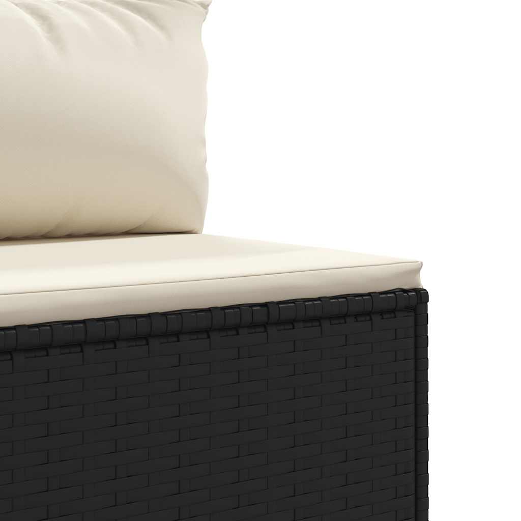 7-Delige Loungeset Met Kussens Poly Rattan