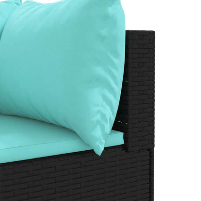 7-Delige Loungeset Met Kussens Poly Rattan
