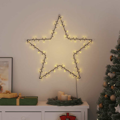 Kerstverlichting Ster Silhouet 80 Leds Warm Wit
