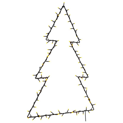 Kerstverlichting Kerstboom Silhouet 80 Leds Warm Wit