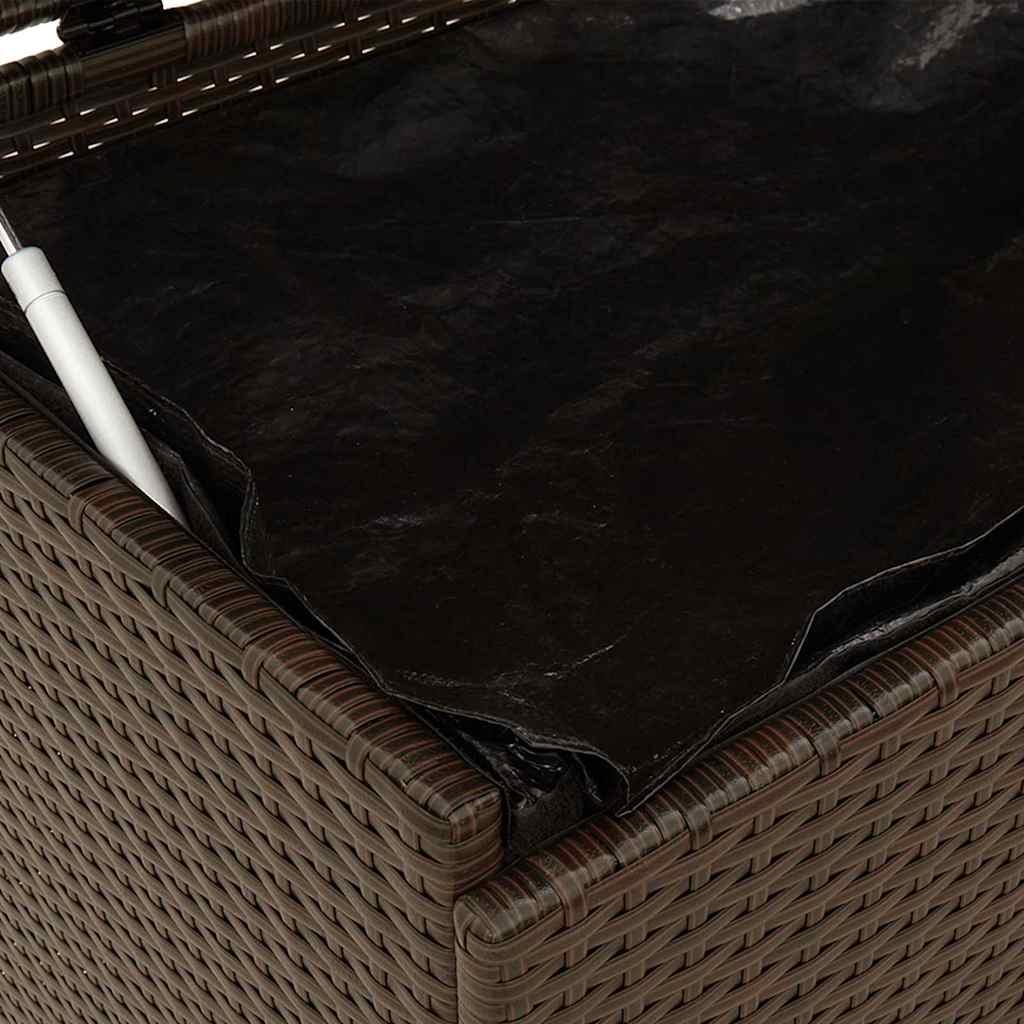 Tuinbox Met Wielen Poly Rattan