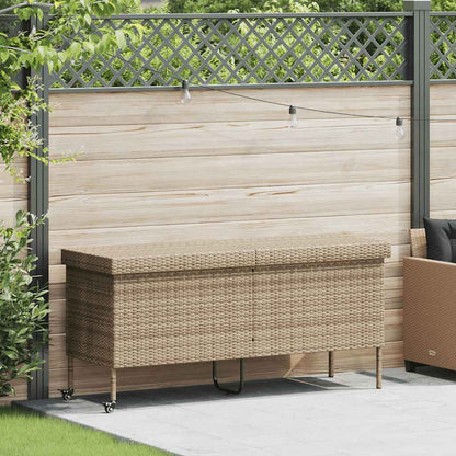 Tuinbox Met Wielen Poly Rattan