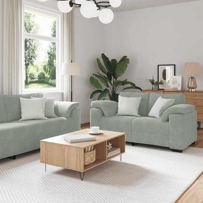 3-Delige Loungeset Met Kussens Fluweel