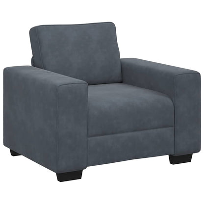 3-Delige Loungeset Met Kussens Fluweel