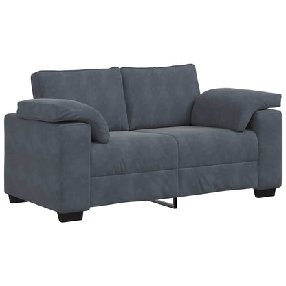 3-Delige Loungeset Met Kussens Fluweel