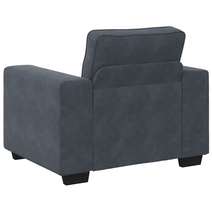 3-Delige Loungeset Met Kussens Fluweel
