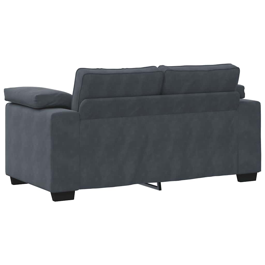 3-Delige Loungeset Met Kussens Fluweel