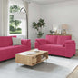 3-Delige Loungeset Met Kussens Fluweel