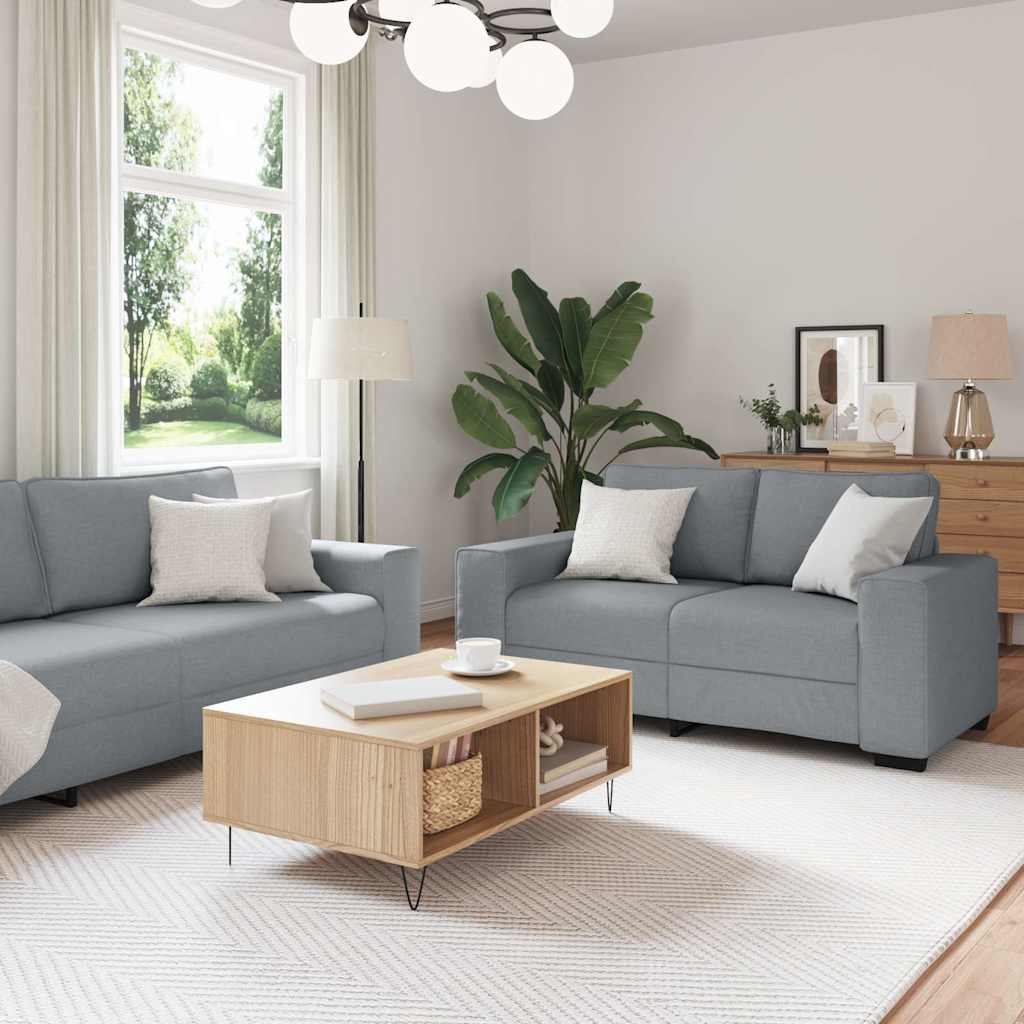 2-Delige Loungeset Met Kussens Stof