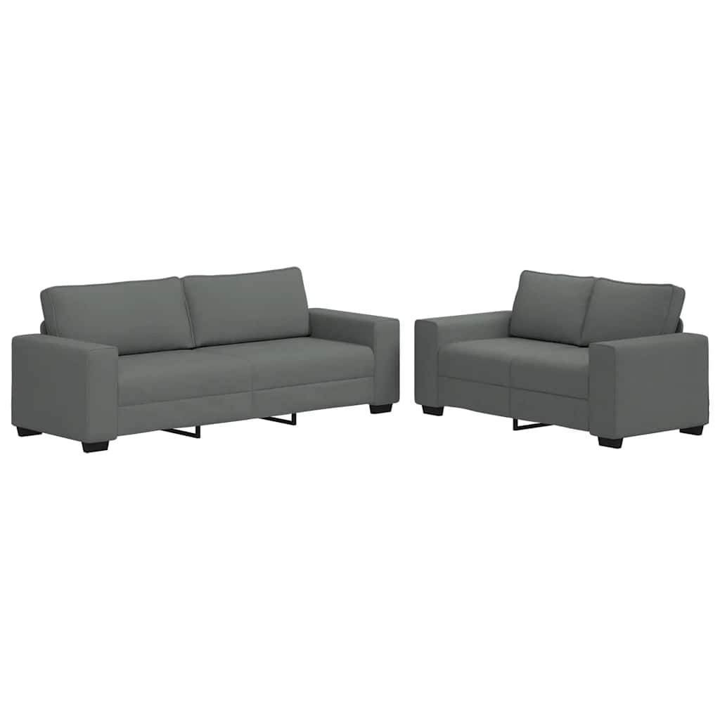2-Delige Loungeset Met Kussens Stof