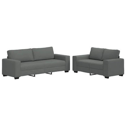 2-Delige Loungeset Met Kussens Stof