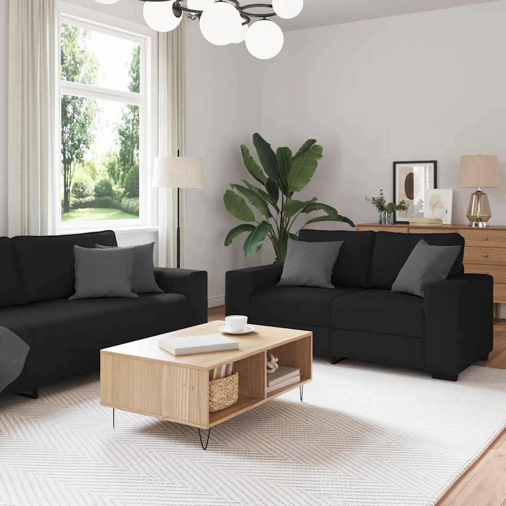 2-Delige Loungeset Met Kussens Stof