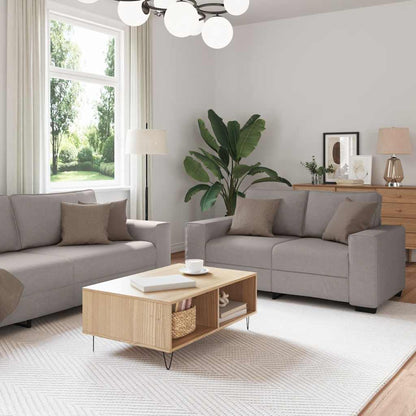 2-Delige Loungeset Met Kussens Stof