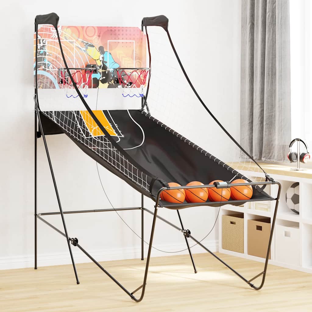 Basketbal Arcade Met 4 Ballen Voor 2 Spelers