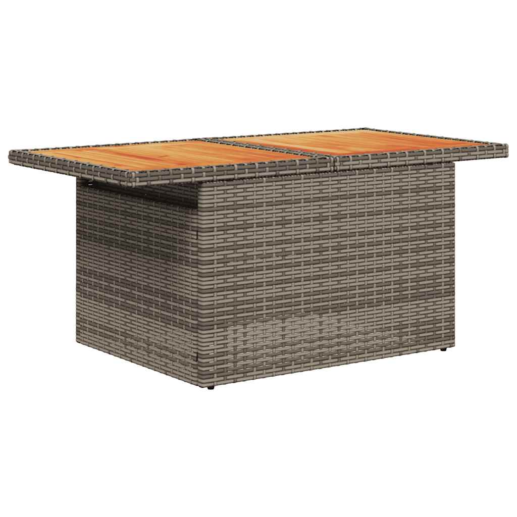 9-Delige Loungeset Met Kussens Poly Rattan