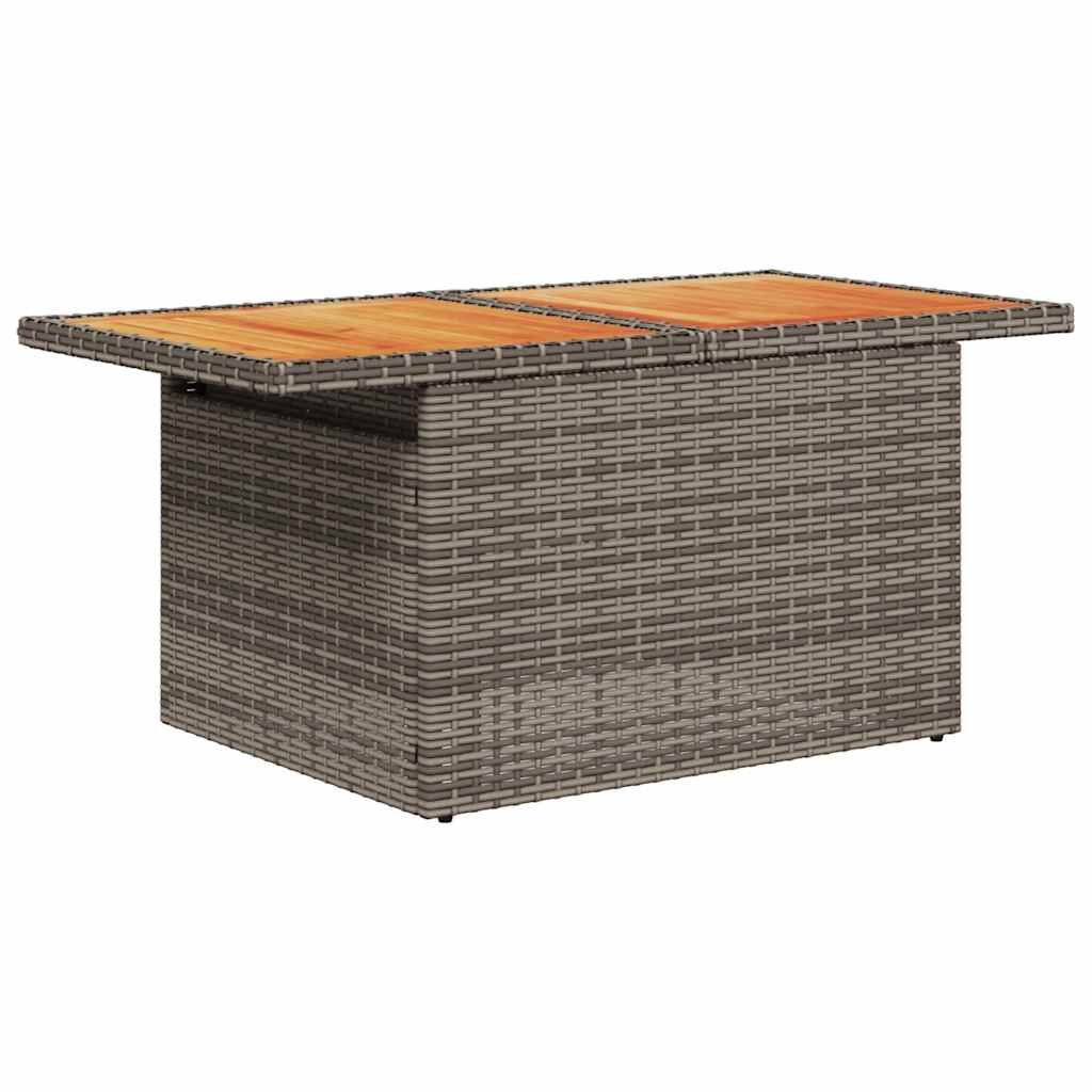 5-Delige Loungeset Met Kussens Poly Rattan