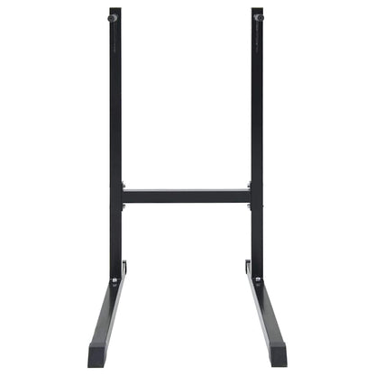 Dip Station Zwart 104 X 66.5 X 122 Cm Poedergecoat Staal