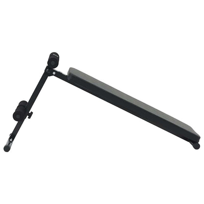 Opkrolbank Zwart 124 X 33.5 X 55 Cm Poedergecoat Staal