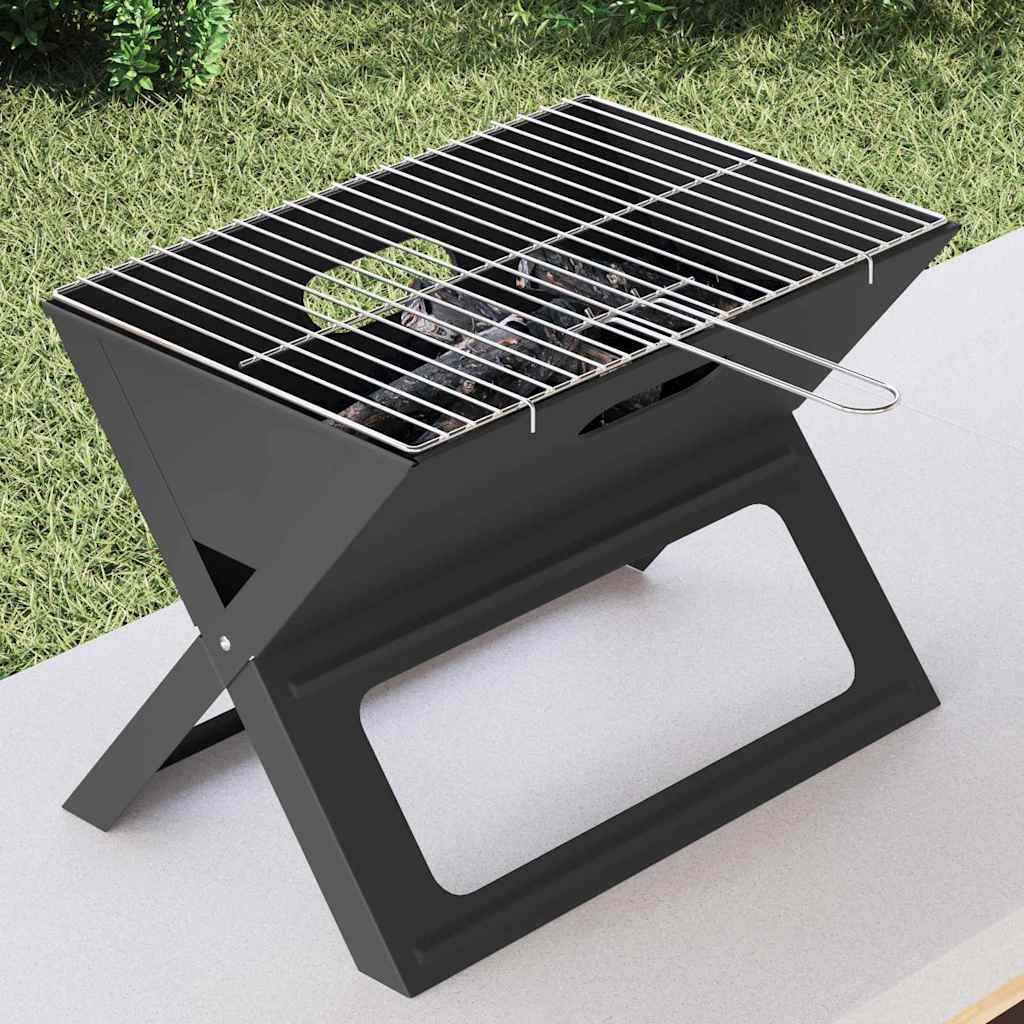 Buiten Grill Zwart 46 X 30 X 31 Cm Staal