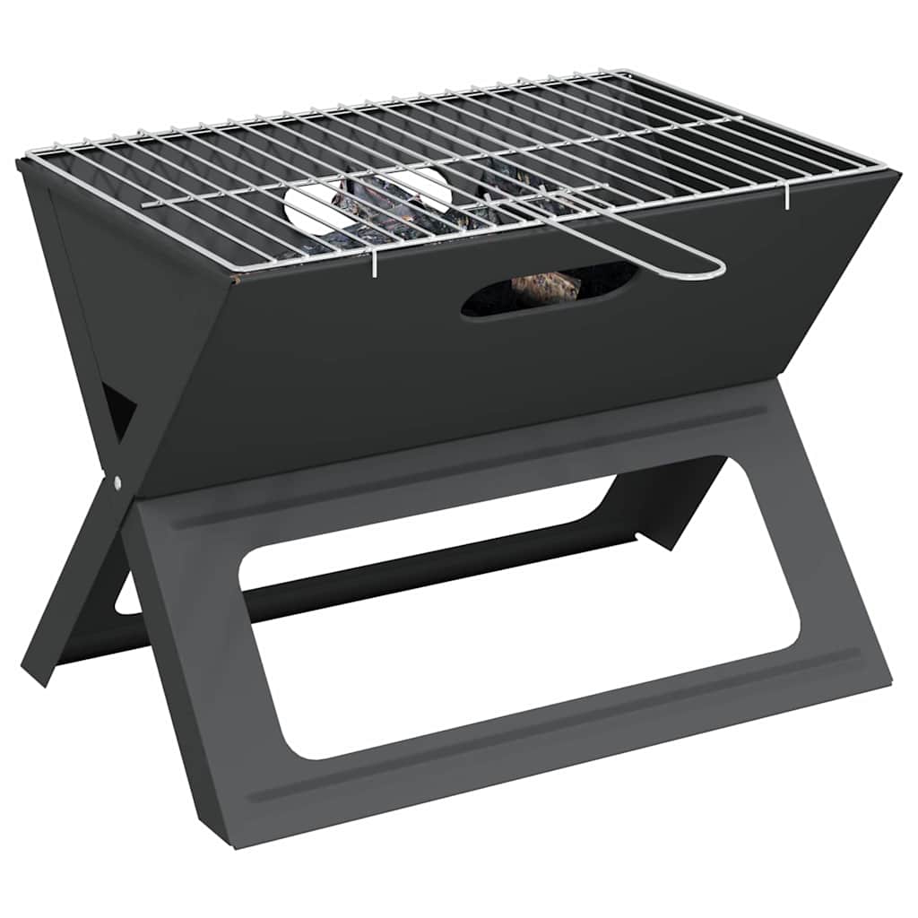 Buiten Grill Zwart 46 X 30 X 31 Cm Staal