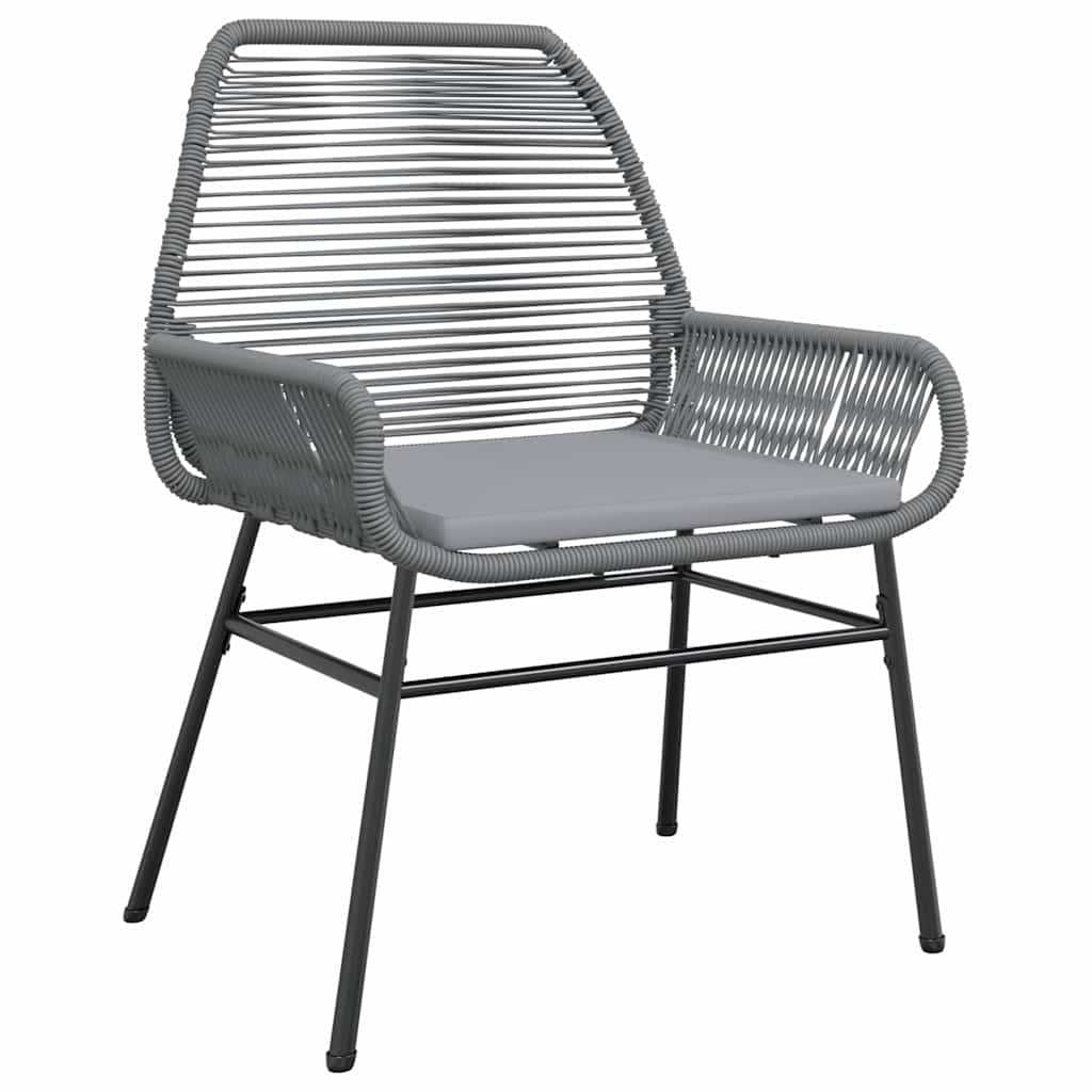 5-Delige Tuinset Met Kussens Poly Rattan Glas