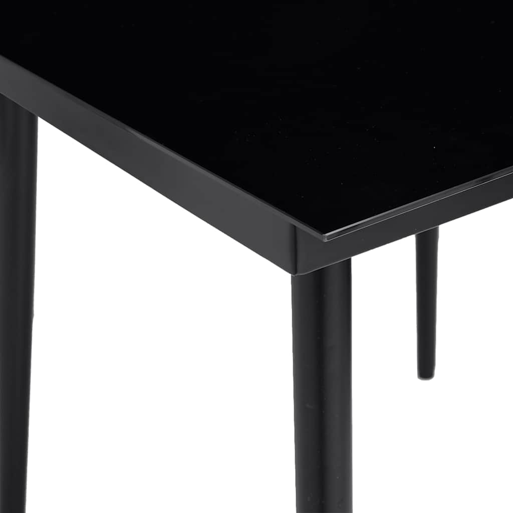 5-Delige Tuinset Met Kussens Poly Rattan Glas