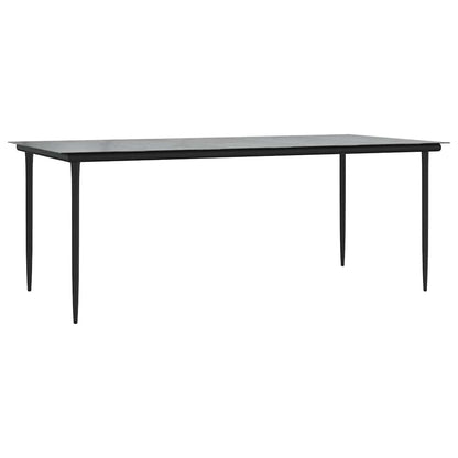 7-Delige Tuinset Met Kussens Poly Rattan Glas Bruin