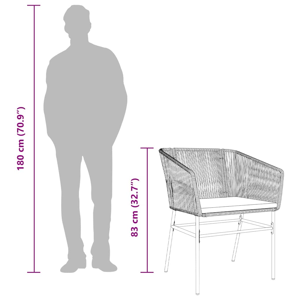 9-Delige Tuinset Met Kussens Poly Rattan Glas