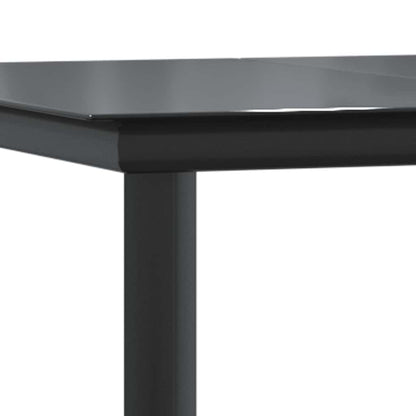 5-Delige Tuinset Met Kussens Poly Rattan Glas