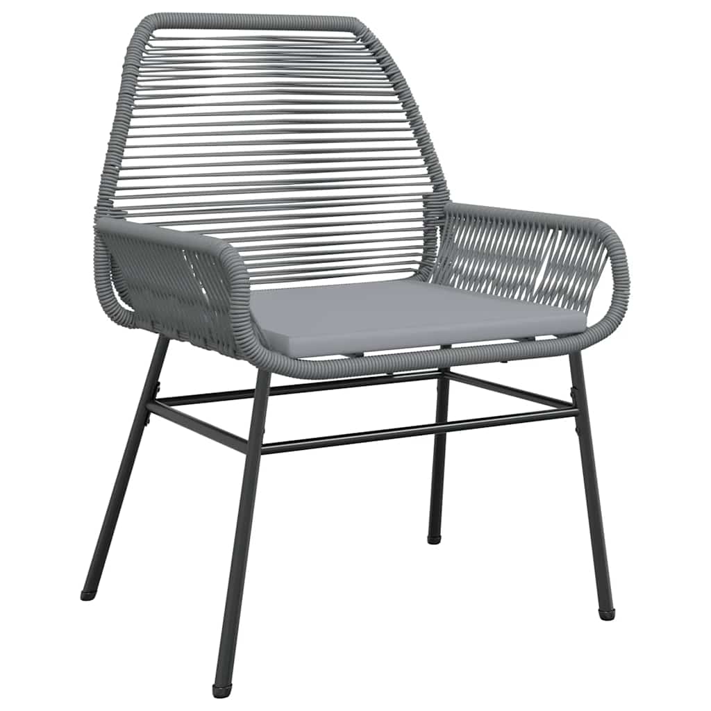 5-Delige Tuinset Met Kussens Poly Rattan Glas