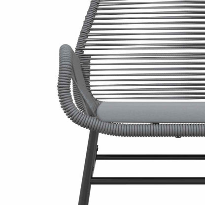5-Delige Tuinset Met Kussens Poly Rattan Glas