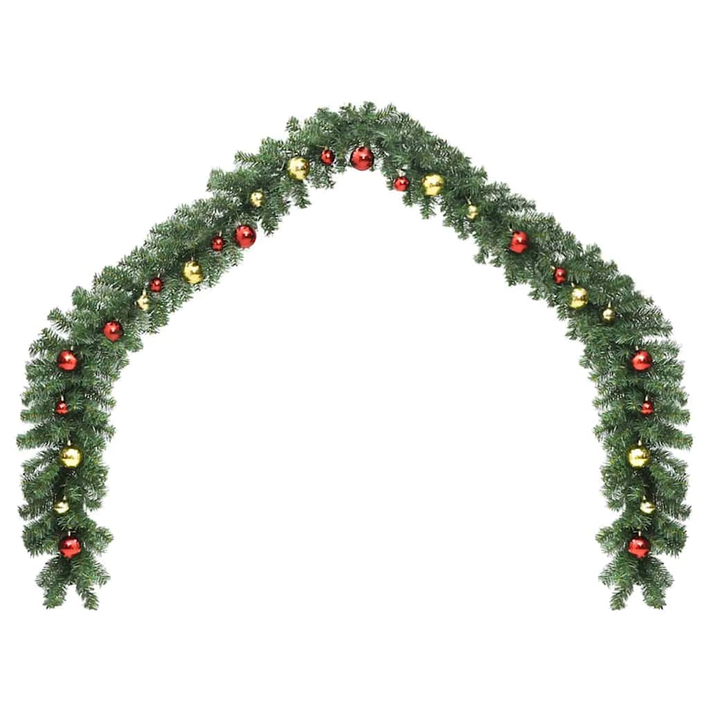 Kerstkrans Met 600 Led 2 Pcs Groen Pvc