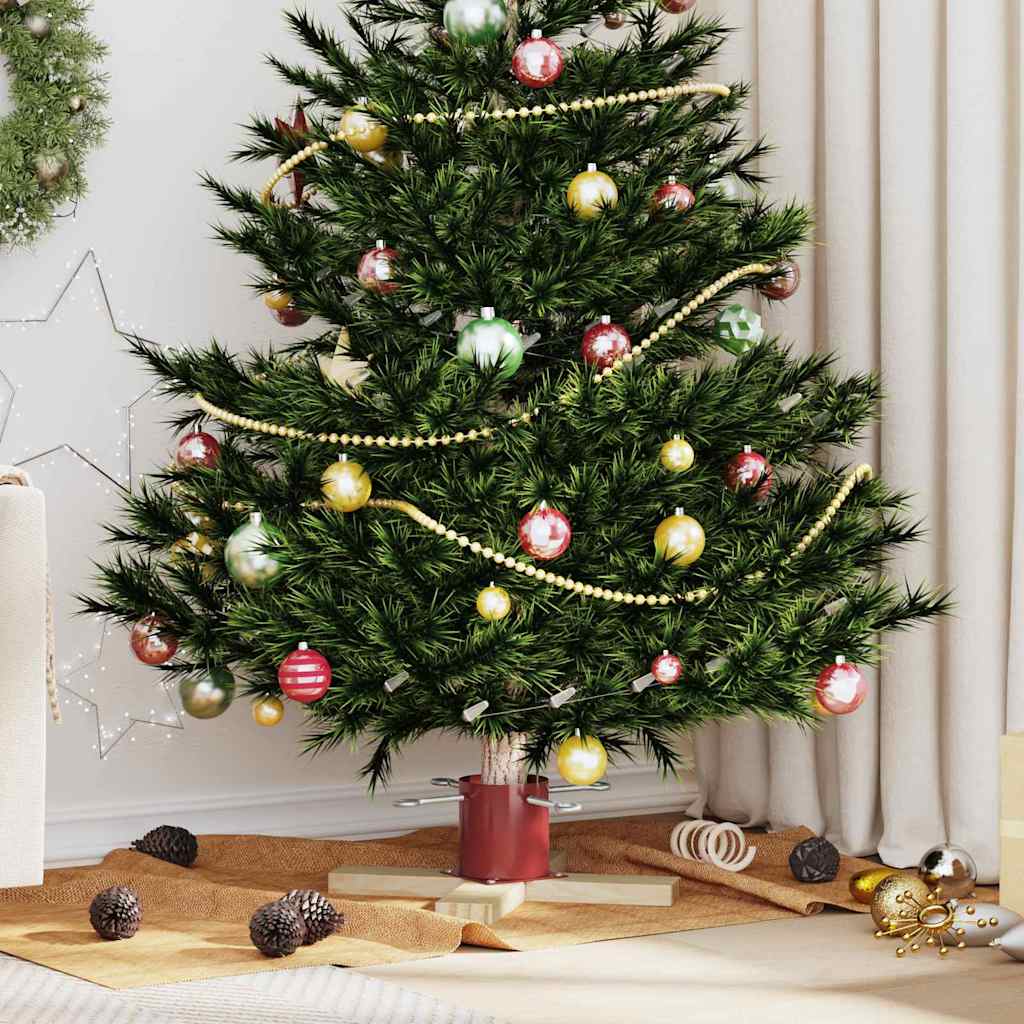 Kerstboomstandaard 1.73 50 X 50 X 16 Cm Massief Grenenhout