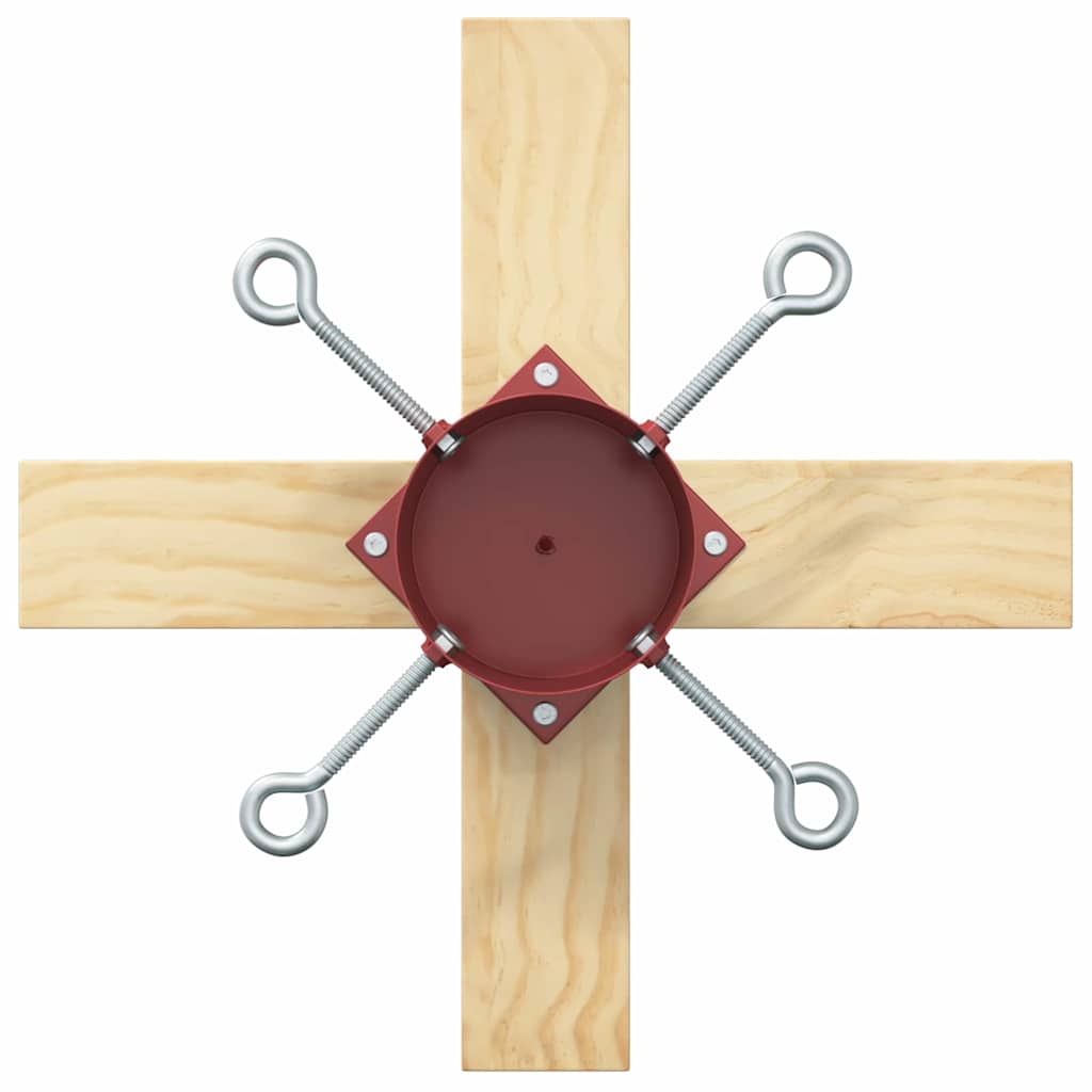 Kerstboomstandaard 1.73 50 X 50 X 16 Cm Massief Grenenhout
