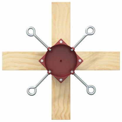 Kerstboomstandaard 1.73 50 X 50 X 16 Cm Massief Grenenhout