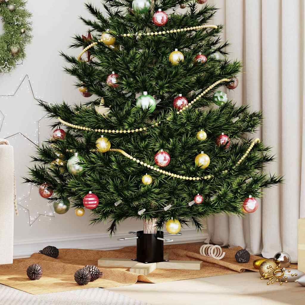 Kerstboomstandaard 1.73 50 X 50 X 16 Cm Massief Grenenhout