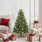 Kunstkerstboom Met Scharnier 150 Leds Groen Pvc En Pe