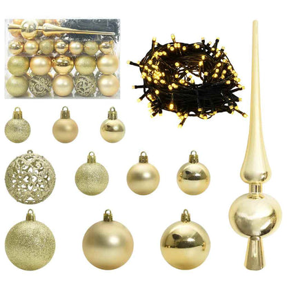 Kunstkerstboom Met Scharnier 150 Leds Groen Pvc En Pe