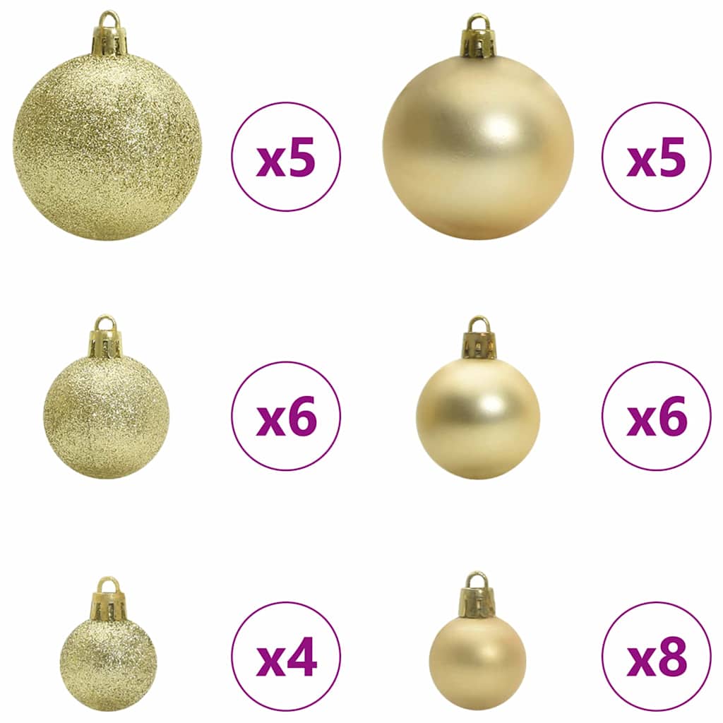 Kunstkerstboom Met Scharnier 150 Leds Groen Pvc En Pe
