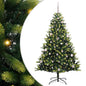 Kunstkerstboom Met Scharnier 150 Leds Groen Pvc En Pe