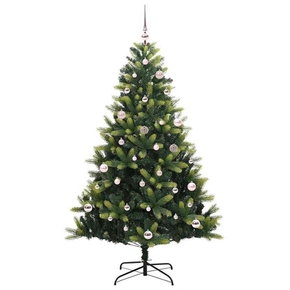 Kunstkerstboom Met Scharnier 150 Leds Groen Pvc En Pe