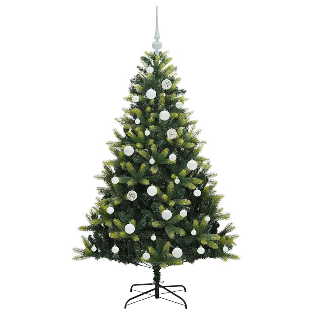Kunstkerstboom Met Scharnier 150 Leds Groen Pvc En Pe