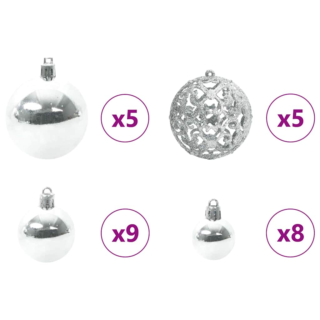 Kunstkerstboom Met Scharnier 150 Leds Groen Pvc En Pe