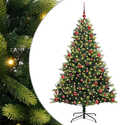Kunstmatige Scharnierende Kerstboom 300 Leds Groen