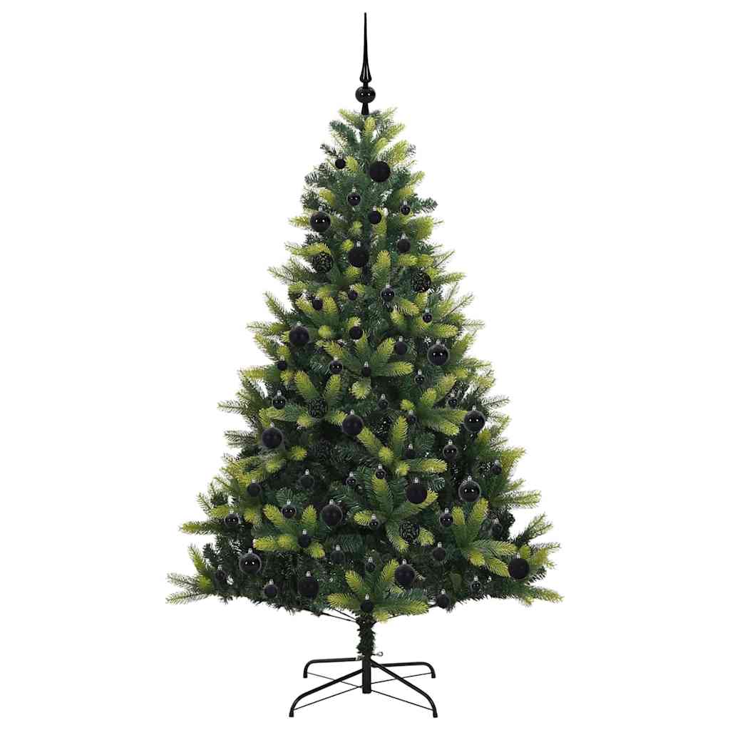 Kunst Kerstboom Met Scharnieren 300 Leds Groen Pvc En Pe